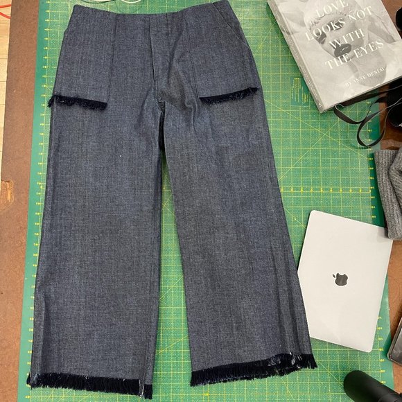 Handmade frayed runway jeans may 2018 - Picture 2 of 12